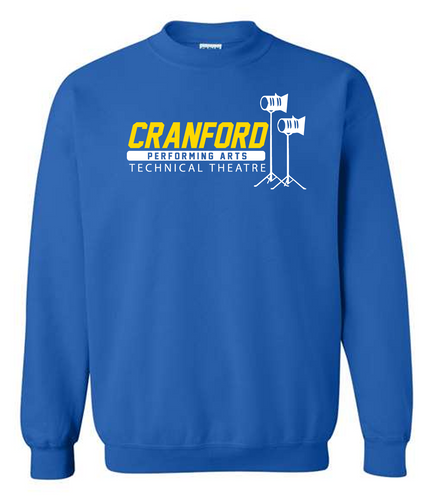 Cranford Performing Arts - Crewneck Sweatshirt- TECH THEATER