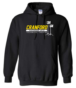 Cranford Performing Arts - Hooded Sweatshirt- TECH THEATER